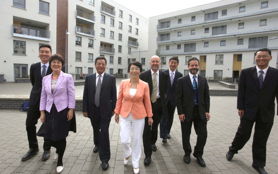 Speirs140715Dublin02 Vice Mayor of Shenyang Mrs QI Ming visits Peadar Kearney House