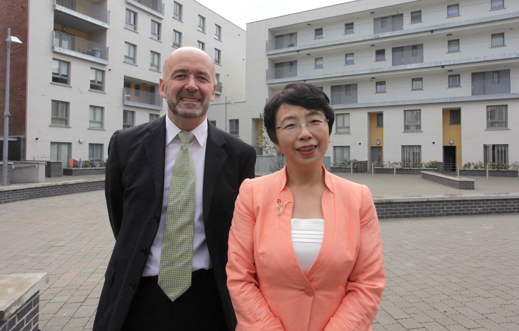 Speirs140715Dublin03 Vice Mayor of Shenyang Mrs QI Ming visits Peadar Kearney House