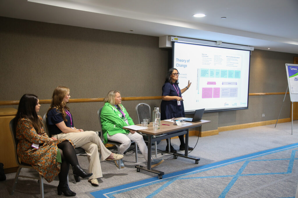 Circle alongside Cluid, Respond and Just Economics presenting the Social Impact Measurement Framework, a toolkit showcases how affordable housing contributes to wellbeing, stability and stronger communities.
